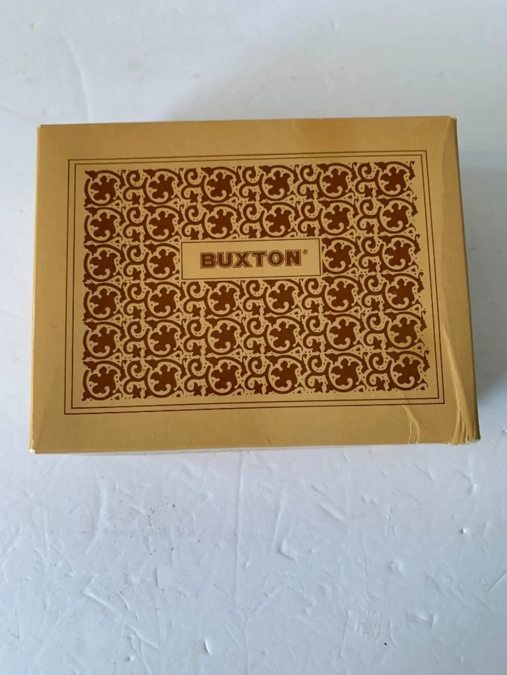 BUXTON CONTINENTAL CLUTCH 30 RED LEATHER WALLET NEW IN BOX VINTAGE NEW OLD STOCK